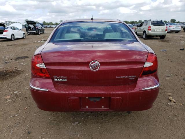 2G4WC582891240382 - 2009 BUICK LACROSSE CX RED photo 6