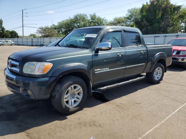 5TBET341X6S522005 - 2006 TOYOTA TUNDRA DOUBLE CAB SR5 GREEN photo 1