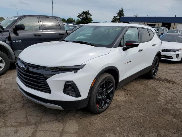 3GNKBHR43NS218867 - 2022 CHEVROLET BLAZER 2LT WHITE photo 1