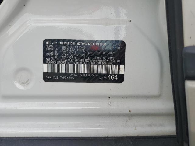 JA4AZ3A30HZ050404 - 2017 MITSUBISHI OUTLANDER SE თეთრი ფოტო 13