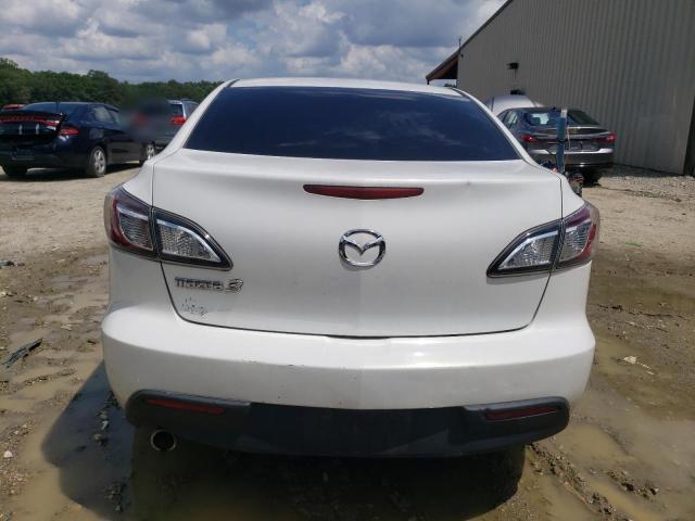 JM1BL1VF1B1900132 - 2011 MAZDA 3 I WHITE photo 6