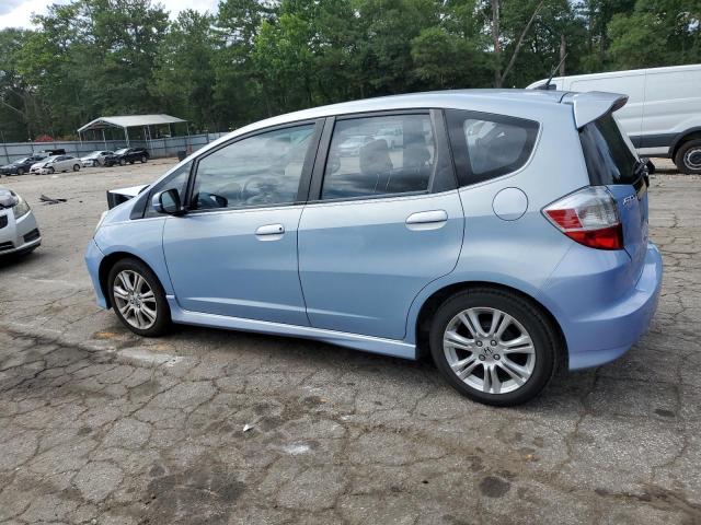 JHMGE8H4XAC036802 - 2010 HONDA FIT SPORT BLUE photo 2