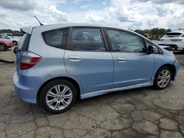 JHMGE8H4XAC036802 - 2010 HONDA FIT SPORT BLUE photo 3