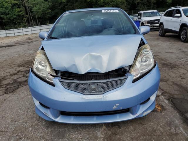 JHMGE8H4XAC036802 - 2010 HONDA FIT SPORT BLUE photo 5