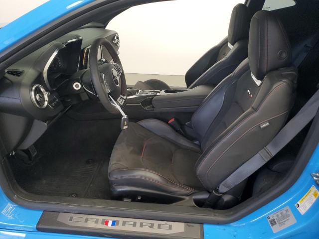 1G1FK1R62N0123817 - 2022 CHEVROLET CAMARO ZL1 BLUE photo 7