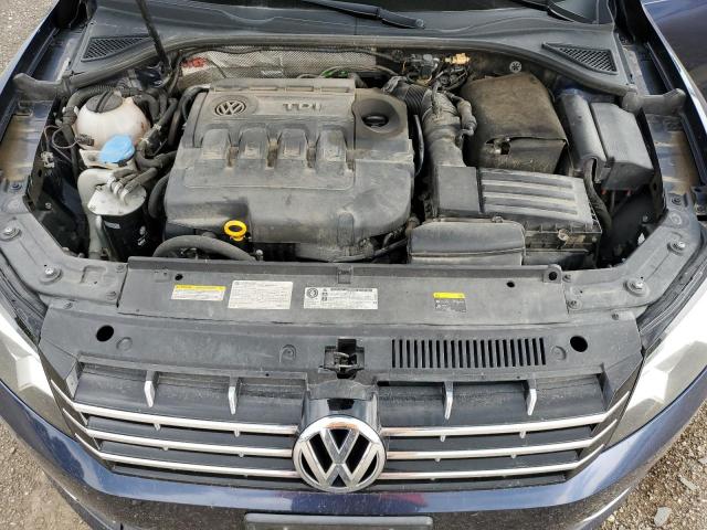 1VWCV7A30FC033410 - 2015 VOLKSWAGEN PASSAT SEL BLUE photo 11