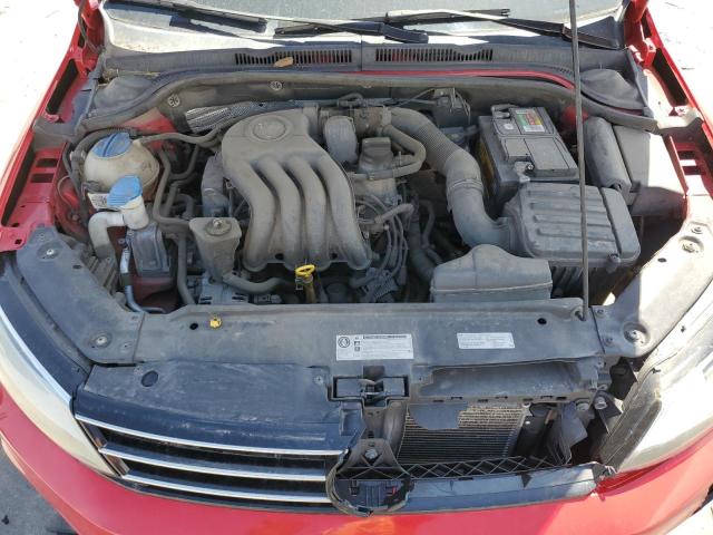3VW1K7AJ1FM322681 - 2015 VOLKSWAGEN JETTA BASE RED photo 11