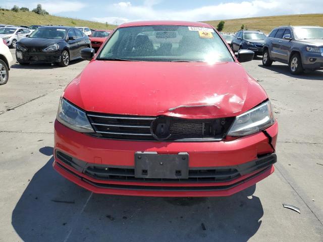 3VW1K7AJ1FM322681 - 2015 VOLKSWAGEN JETTA BASE RED photo 5