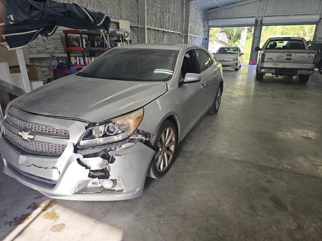 1G11H5SA2DF149294 - 2013 CHEVROLET MALIBU LTZ ვერცხლისფერი ფოტო 2