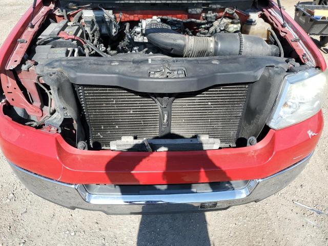 1FTRX12W15KC65287 - 2005 FORD F150 RED photo 11