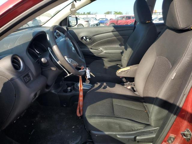 3N1CN7AP6KL839940 - 2019 NISSAN VERSA S 勃艮第红 照片 7