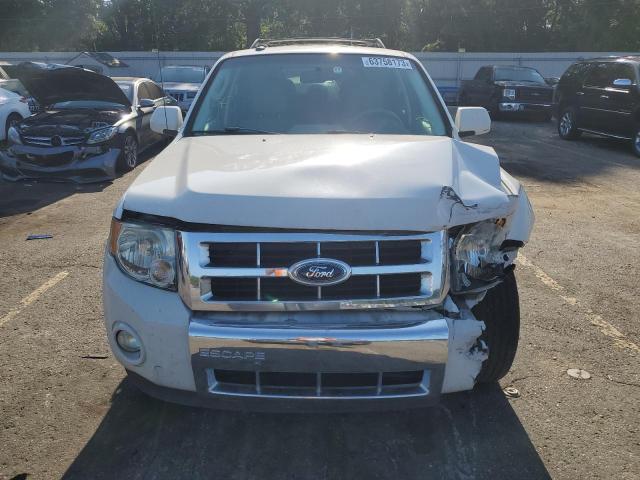 1FMCU4K35CKA47691 - 2012 FORD ESCAPE HYBRID WHITE photo 5