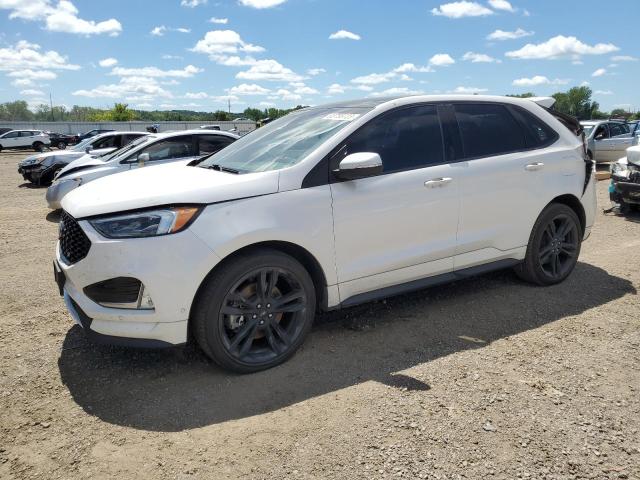 2FMPK4AP7KBC20535 - 2019 FORD EDGE ST WHITE photo 1