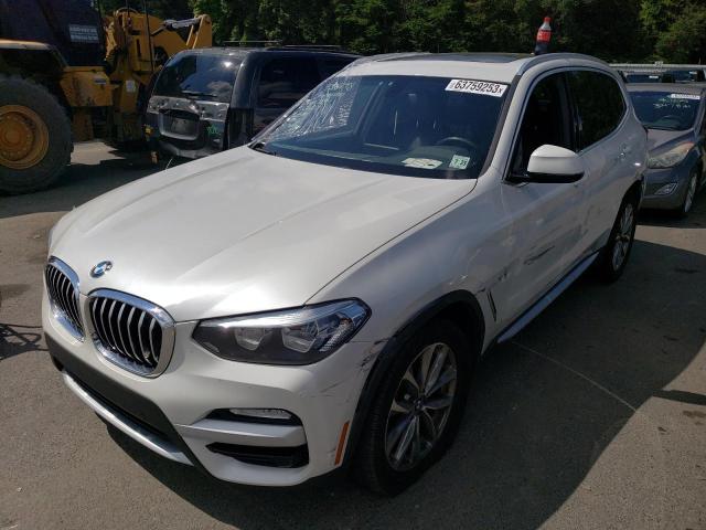 5UXTR9C54JLD74529 - 2018 BMW X3 XDRIVE30I WHITE photo 1