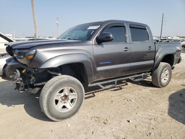 5TFJU4GN0CX018995 - 2012 TOYOTA TACOMA DOUBLE CAB PRERUNNER GRAY photo 1