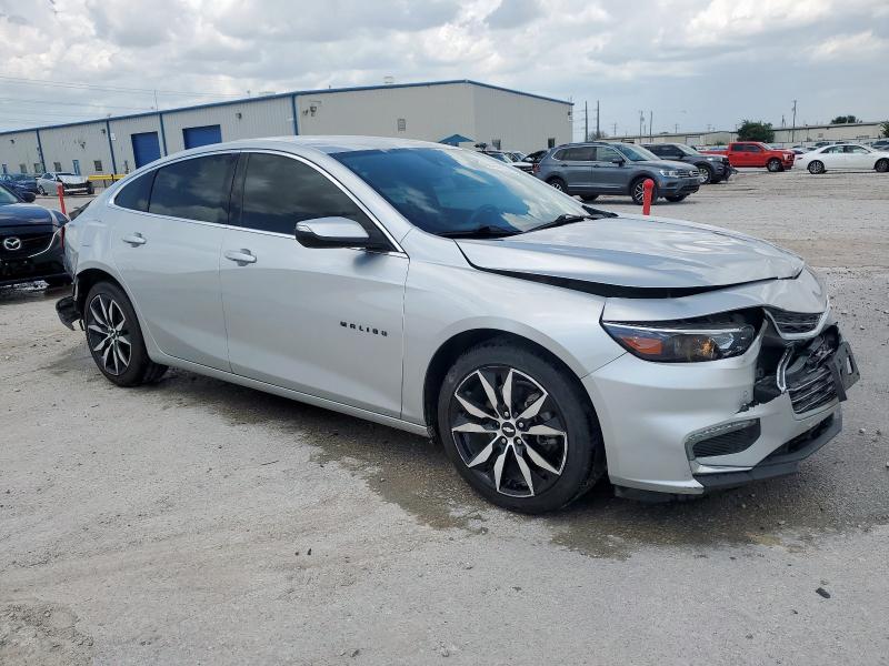 1G1ZE5ST6HF266797 - 2017 CHEVROLET MALIBU LT SILVER photo 4