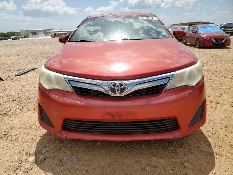 4T1BF1FK2CU571374 - 2012 TOYOTA CAMRY BASE BURGUNDY photo 5