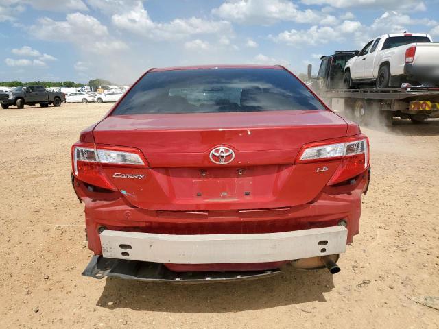 4T1BF1FK2CU571374 - 2012 TOYOTA CAMRY BASE BURGUNDY photo 6