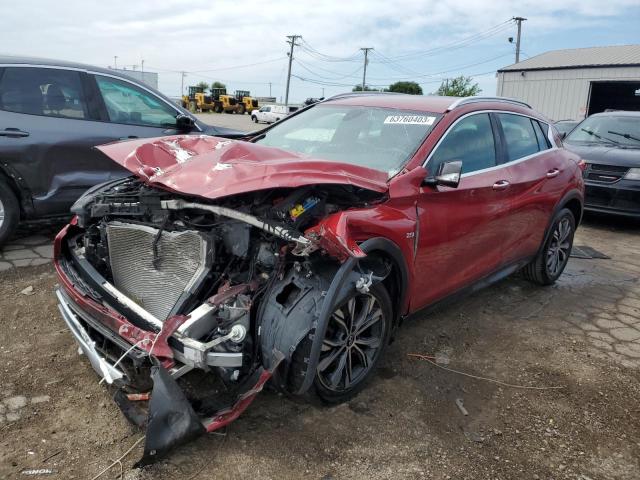 SJKCH5CR5HA022740 - 2017 INFINITI QX30 BASE RED photo 1