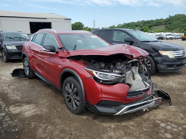 SJKCH5CR5HA022740 - 2017 INFINITI QX30 BASE RED photo 4