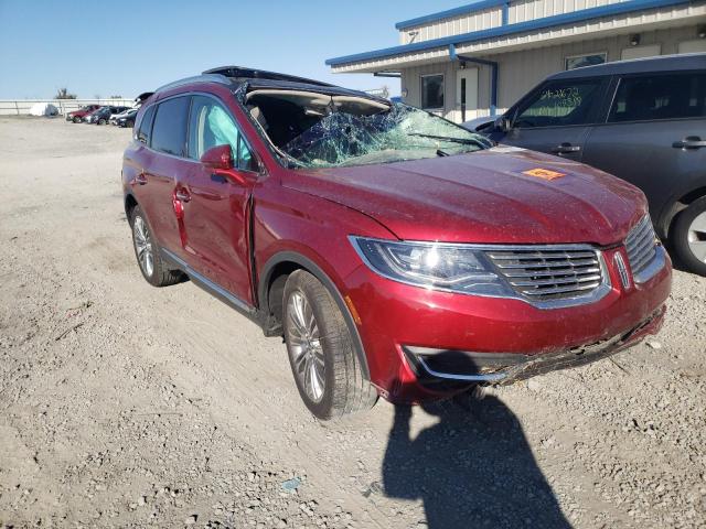 2LMPJ6LR0HBL48853 - 2017 LINCOLN MKX RESERVE Կարմիր լուսանկար 1