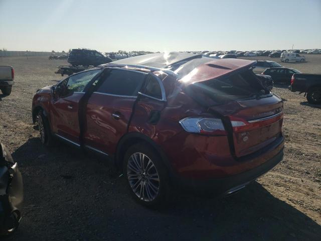 2LMPJ6LR0HBL48853 - 2017 LINCOLN MKX RESERVE Կարմիր լուսանկար 3