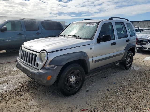 1J4GL48K65W506661 - 2005 JEEP LIBERTY SPORT SILVER photo 1