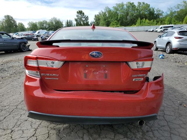 4S3GKAM63L3610460 - 2020 SUBARU IMPREZA SPORT RED photo 6