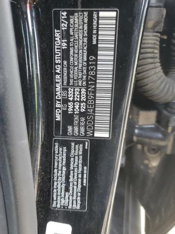 WDDSJ4EB9FN178319 - 2015 MERCEDES-BENZ CLA 250 BLACK photo 12