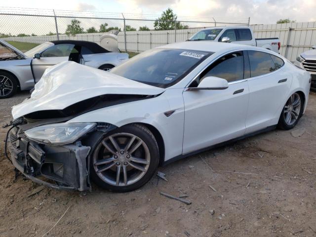 5YJSA1CN0DFP03446 - 2013 TESLA MODEL S أبيض صورة 1