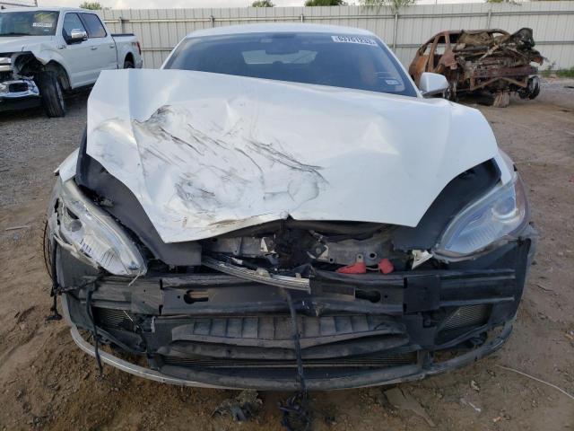 5YJSA1CN0DFP03446 - 2013 TESLA MODEL S أبيض صورة 5