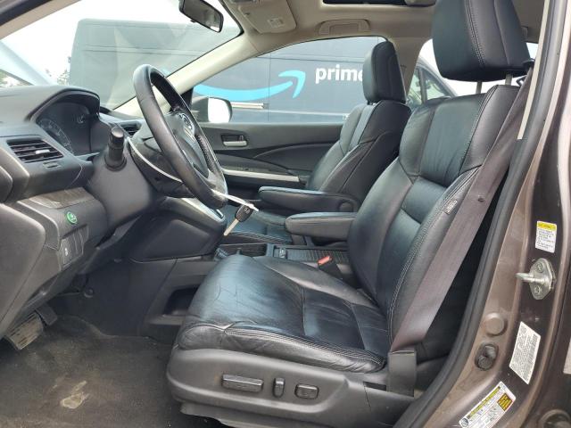 5J6RM4H72CL037844 - 2012 HONDA CR-V EXL GRAY photo 7