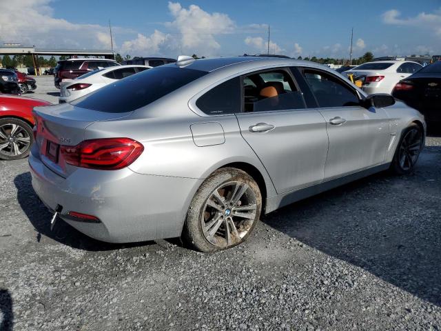 WBA4J3C55KBL06493 - 2019 BMW 430XI GRAN COUPE SILVER photo 3