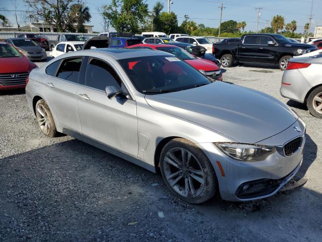 WBA4J3C55KBL06493 - 2019 BMW 430XI GRAN COUPE SILVER photo 4