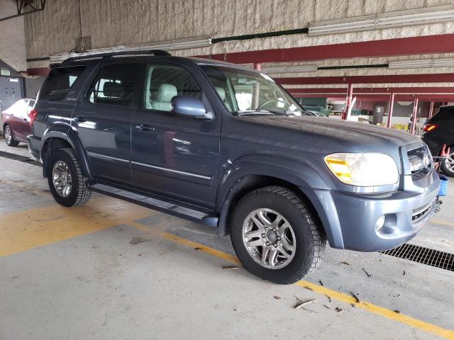 5TDBT48A96S276137 - 2006 TOYOTA SEQUOIA LIMITED BLUE photo 4