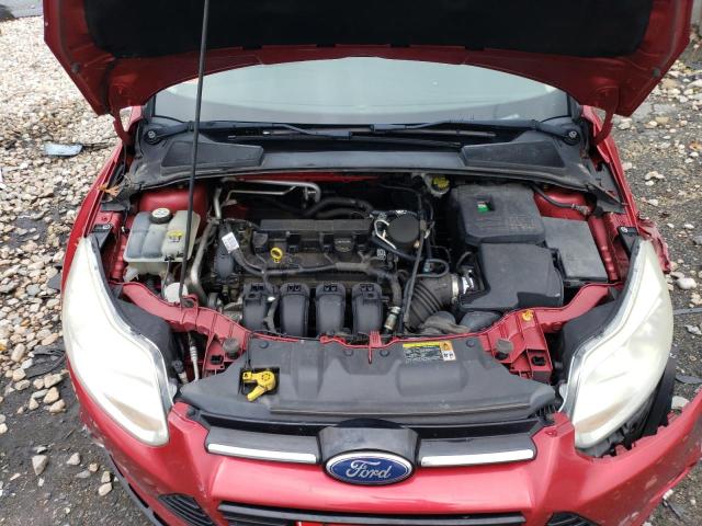 1FAHP3F24CL264601 - 2012 FORD FOCUS SE RED photo 11