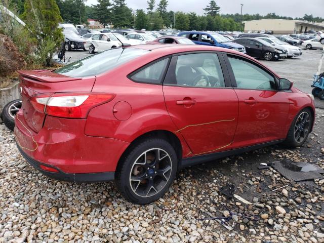 1FAHP3F24CL264601 - 2012 FORD FOCUS SE RED photo 3
