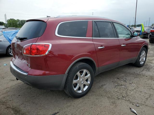 5GALRBED9AJ149711 - 2010 BUICK ENCLAVE CXL RED photo 3