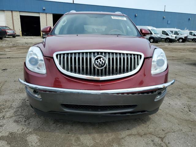 5GALRBED9AJ149711 - 2010 BUICK ENCLAVE CXL RED photo 5