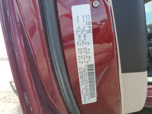 2C4RC1DG3HR512798 - 2017 CHRYSLER PACIFICA TOURING MAROON photo 13