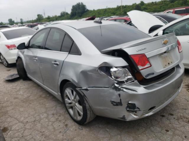 1G1PG5SB1F7254363 - 2015 CHEVROLET CRUZE LTZ SILVER photo 2