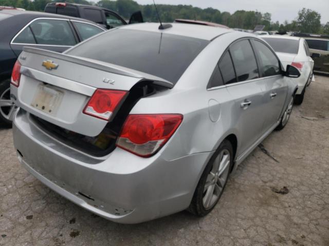 1G1PG5SB1F7254363 - 2015 CHEVROLET CRUZE LTZ SILVER photo 3