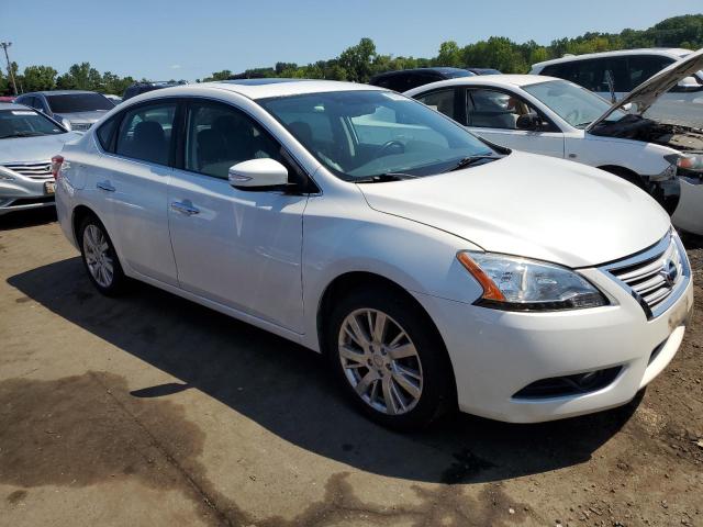 3N1AB7AP5DL712941 - 2013 NISSAN SENTRA S WHITE photo 4