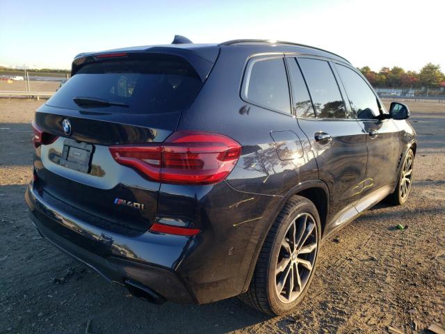 5UXTY9C00M9F24404 - 2021 BMW X3 XDRIVEM40I BLACK photo 4