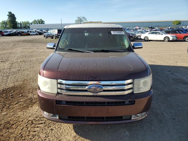 2FMDK53C29BA28811 - 2009 FORD FLEX LIMITED MAROON photo 5