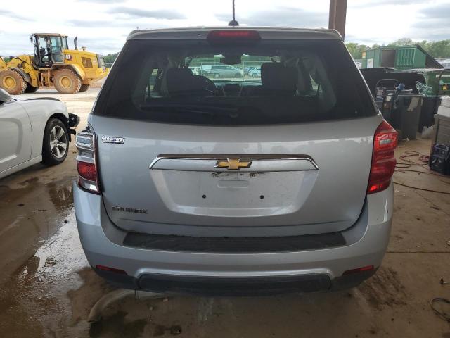 2GNALBEK7H1525484 - 2017 CHEVROLET EQUINOX LS SILVER photo 6