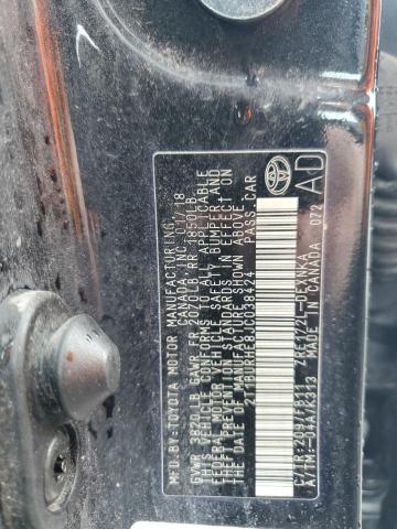 2T1BURHE8JC038424 - 2018 TOYOTA COROLLA L 黑色 照片 13