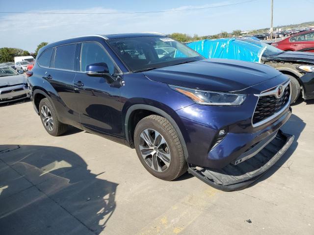 5TDGZRAH0NS110421 - 2022 TOYOTA HIGHLANDER XLE Mavi foto 4