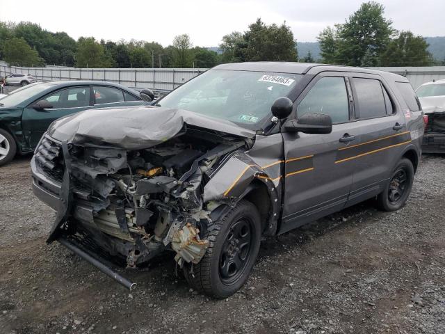 1FM5K8AR4KGA93929 - 2019 FORD EXPLORER POLICE INTERCEPTOR GRAY photo 1
