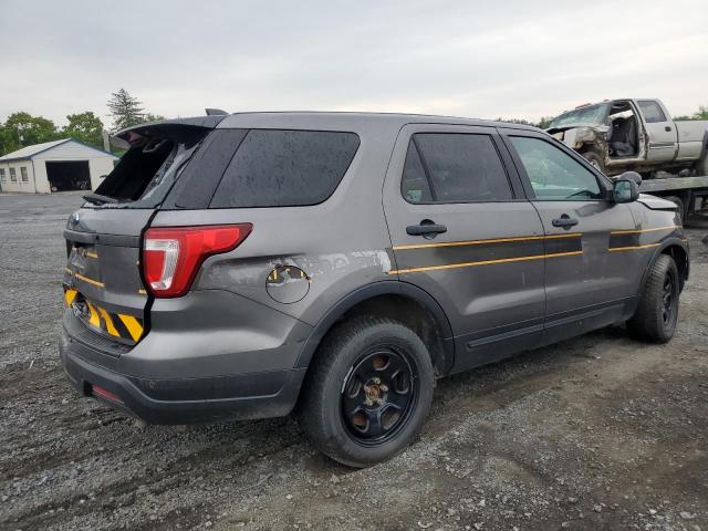 1FM5K8AR4KGA93929 - 2019 FORD EXPLORER POLICE INTERCEPTOR GRAY photo 3